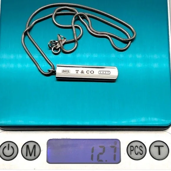 Tiffany & Co. Silver Bar Necklace - Picture 8 of 8